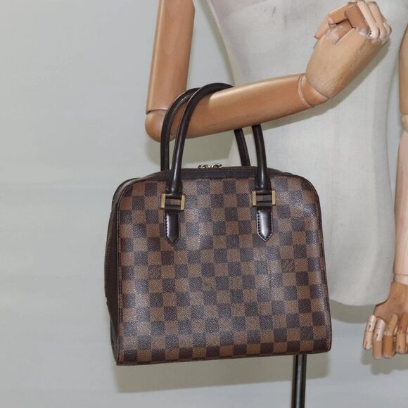 LOUIS VUITTON Damier Ebene Triana Hand Bag - Picture 1 of 16